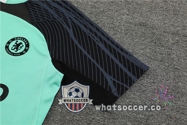 FC Chelsea Training T-Shirts + Shorts Green 2023-2024