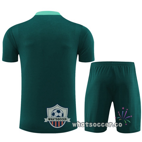 Portugal Training T-Shirts + Shorts Green 2023-2024