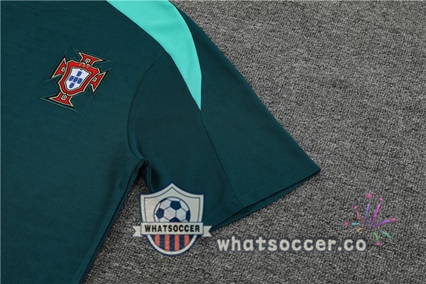Portugal Training T-Shirts + Shorts Green 2023-2024