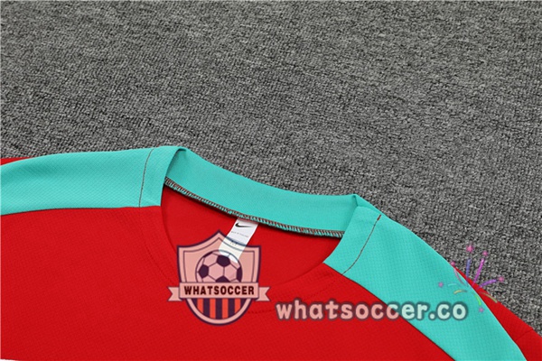 Portugal Training T-Shirts + Shorts Red 2023-2024