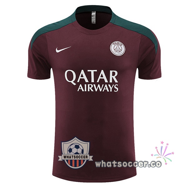 Paris PSG Training T-Shirts Red 2023-2024