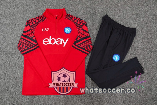 Tracksuit SSC Napoli Red 2023-2024
