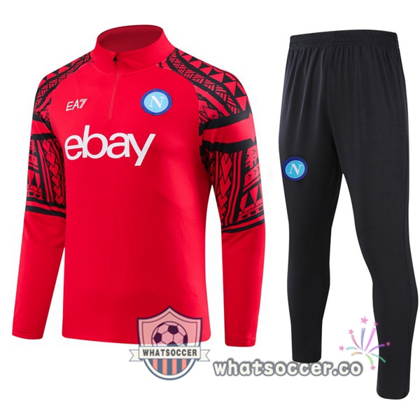 Tracksuit SSC Napoli Red 2023-2024