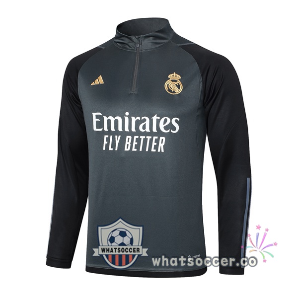 Soccer Sweater Real Madrid Gray 2023/2024