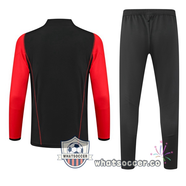 Tracksuit AS Roma Black Red 2023/2024