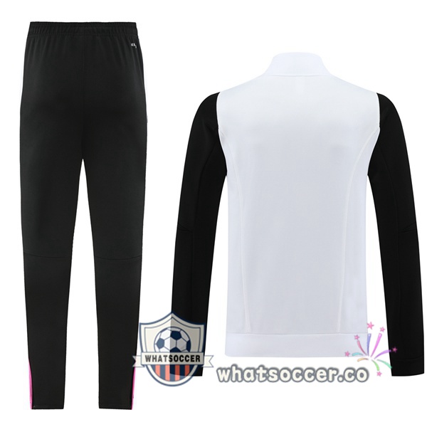 Training Jacket Juventus White Black 2023/2024