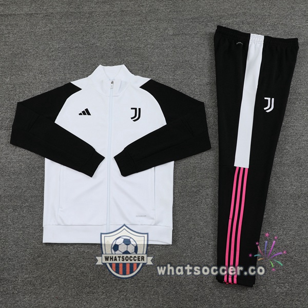 Training Jacket Juventus White Black 2023/2024