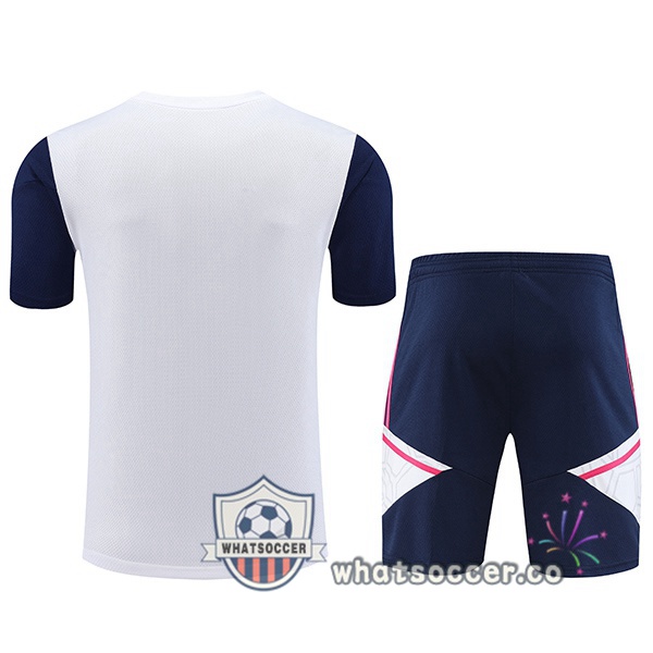 Arsenal Training T-Shirts + Shorts White 2023/2024