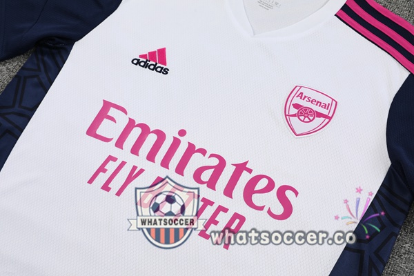 Arsenal Training T-Shirts + Shorts White 2023/2024