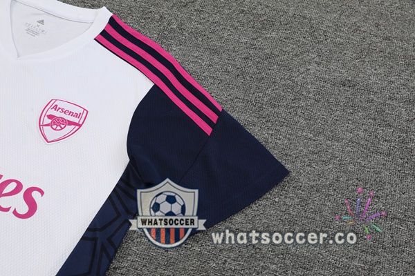Arsenal Training T-Shirts + Shorts White 2023/2024