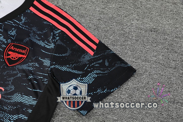 Arsenal Training T-Shirts + Shorts Black 2023/2024