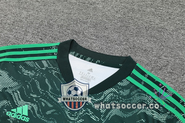 Real Madrid Training T-Shirts + Shorts Green 2023/2024