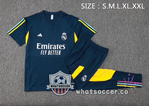 Real Madrid Training T-Shirts + Pants Blue Royal 2023/2024