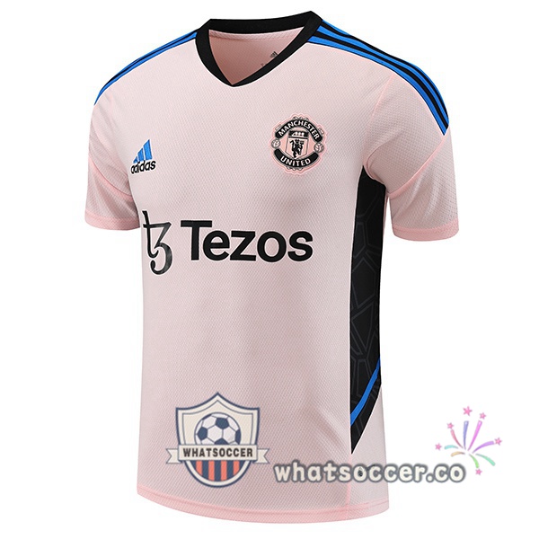 Manchester United Training T-Shirts Rose 2023/2024