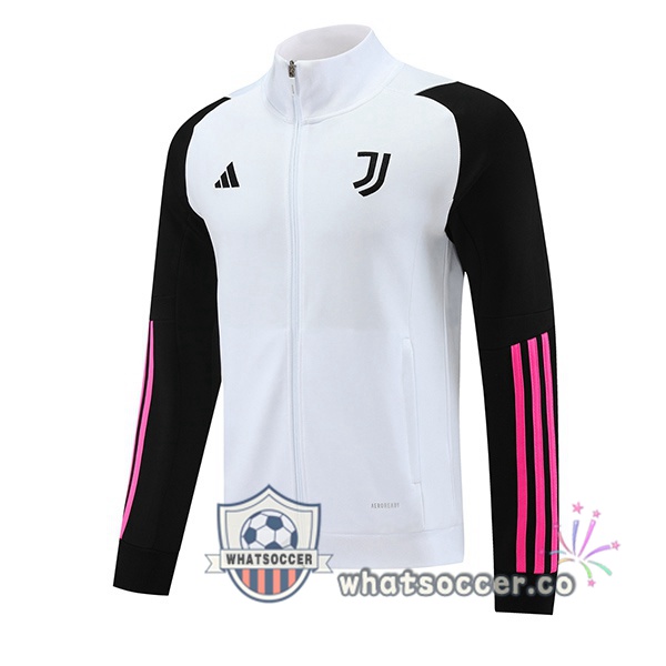 Soccer Jacket Juventus White Black 2023/2024