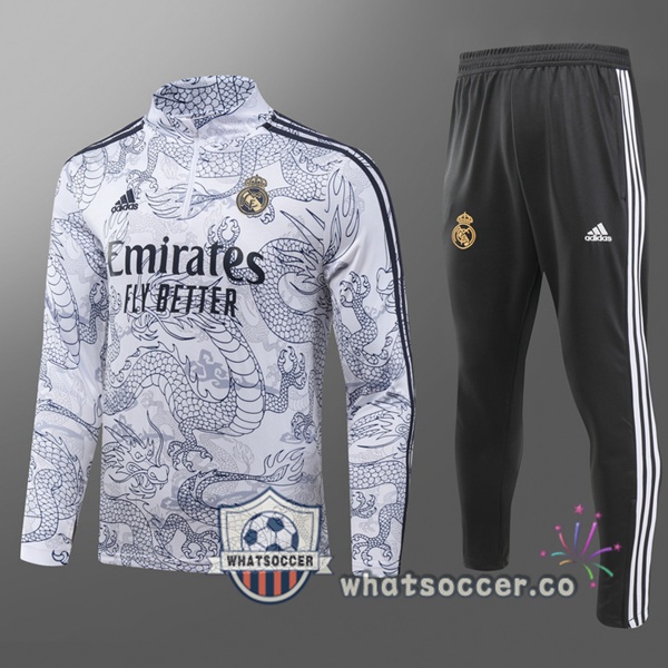 Tracksuit Real Madrid Kids White 2023/2024
