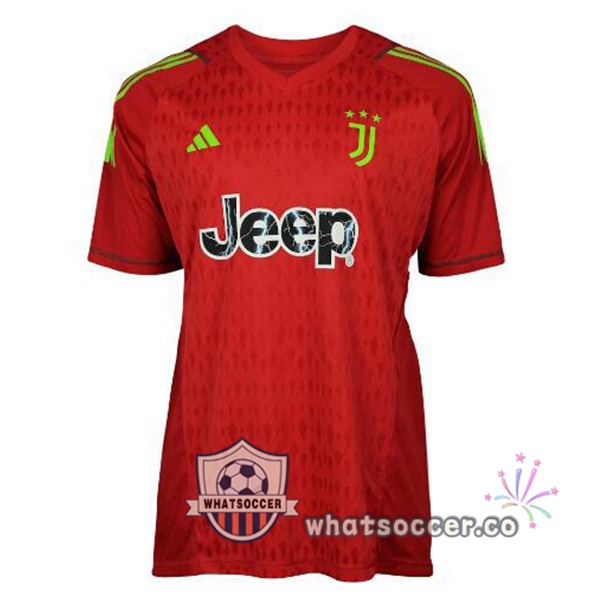 Juventus Goalkeeper Soccer Jerseys Red 2023/2024