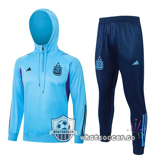 Tracksuit - Hooded Sweatshirt Argentina Blue 2023/2024