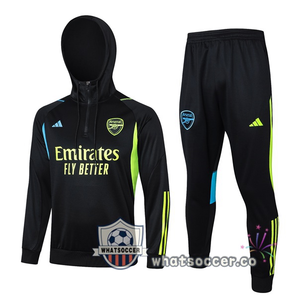 Tracksuit - Hooded Sweatshirt Arsenal Black 2023/2024