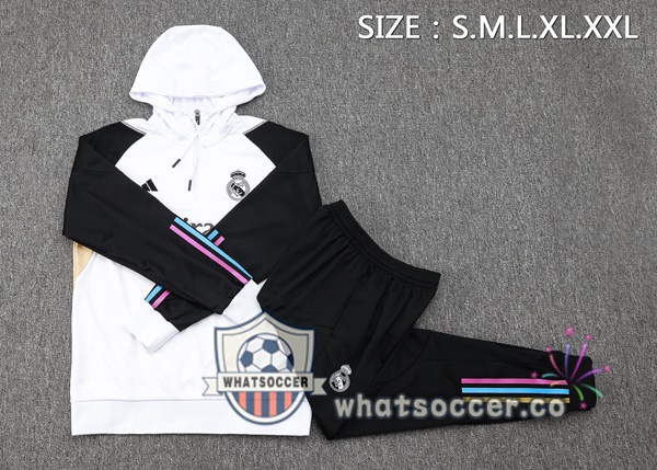 Tracksuit - Hooded Sweatshirt Real Madrid White 2023/2024