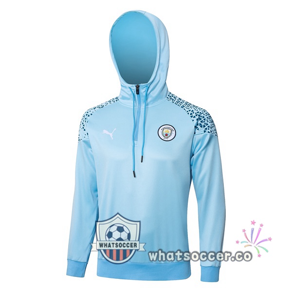 Hooded Sweatshirt Manchester City Blue 2023/2024