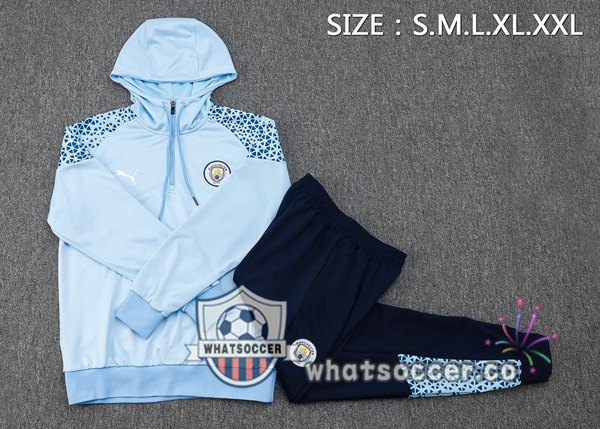 Tracksuit - Hooded Sweatshirt Manchester City Blue 2023/2024