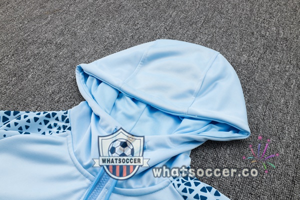 Tracksuit - Hooded Sweatshirt Manchester City Blue 2023/2024