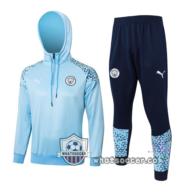 Tracksuit - Hooded Sweatshirt Manchester City Blue 2023/2024