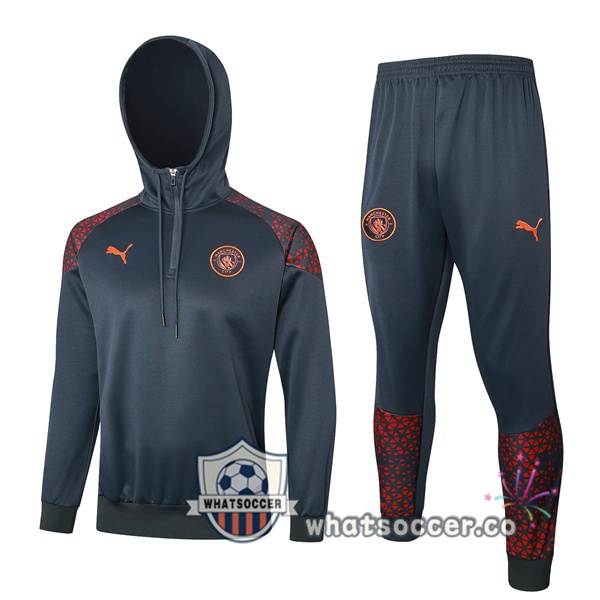 Tracksuit - Hooded Sweatshirt Manchester City Gray 2023/2024