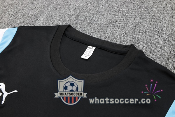 Olympique de Marseille Training T-Shirts + Pants Black 2023/2024
