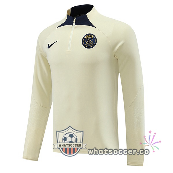 Soccer Sweater Paris PSG Yellow 2023/2024