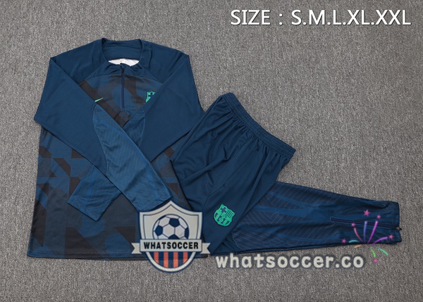 Tracksuit FC Barcelona Blue Royal 2023/2024