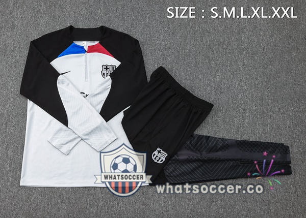 Tracksuit FC Barcelona White Black 2023/2024