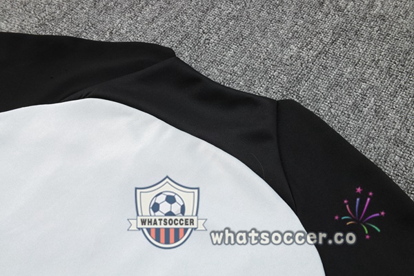 Training Jacket FC Barcelona White Black 2023/2024