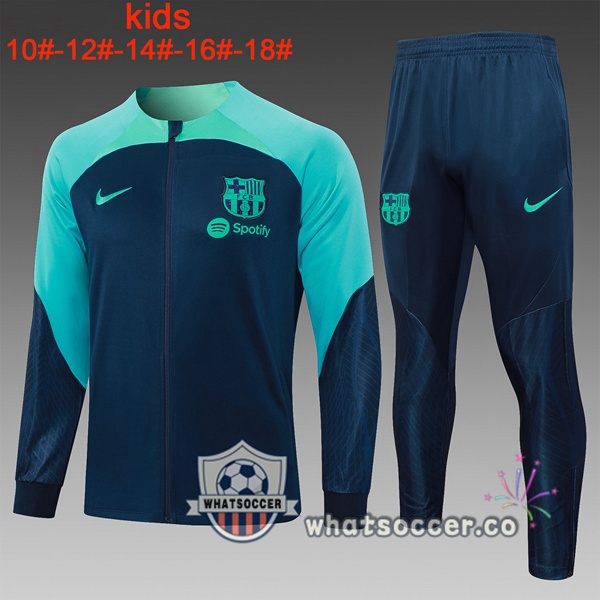 Training Jacket FC Barcelona Kids Blue Royal 2023/2024