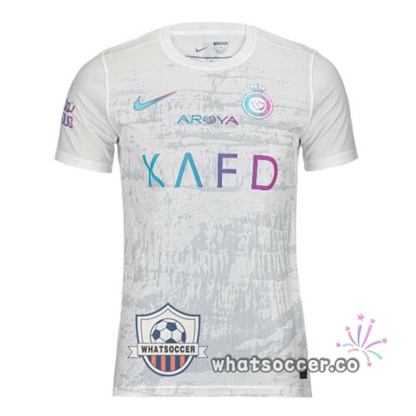 Al-Nassr FC Third Soccer Jerseys White 2023-2024