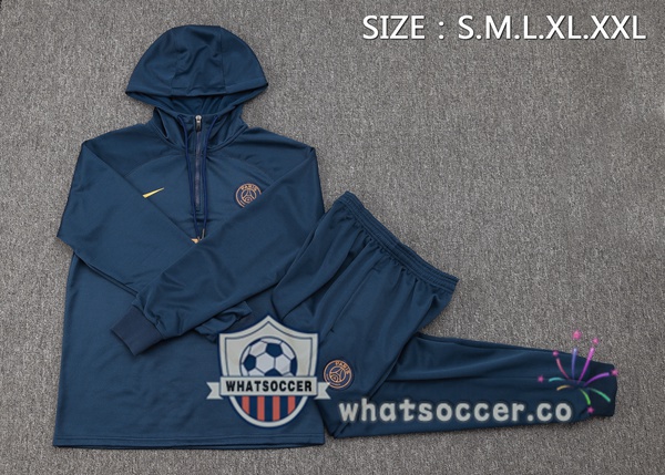 Tracksuit - Hooded Sweatshirt Paris PSG Blue Royal 2023/2024