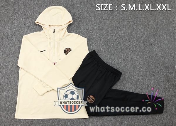 Tracksuit - Hooded Sweatshirt Paris PSG Yellow 2023/2024