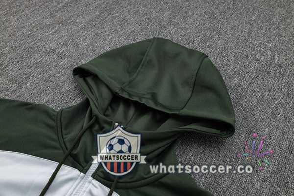 Tracksuit - Hooded Sweatshirt FC Barcelona White Green 2023/2024