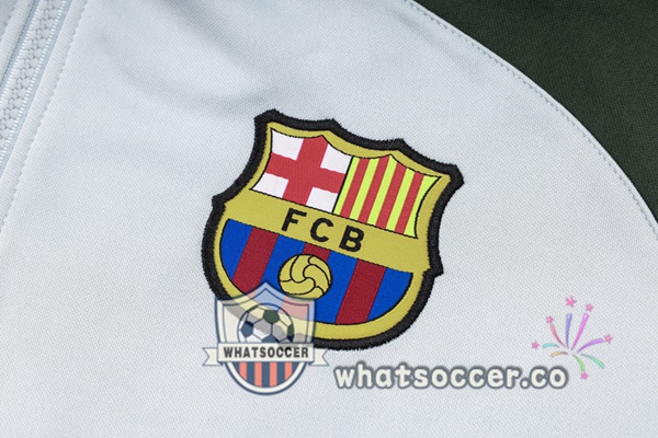 Tracksuit - Hooded Sweatshirt FC Barcelona White Green 2023/2024