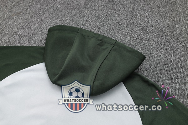 Tracksuit - Hooded Sweatshirt FC Barcelona White Green 2023/2024
