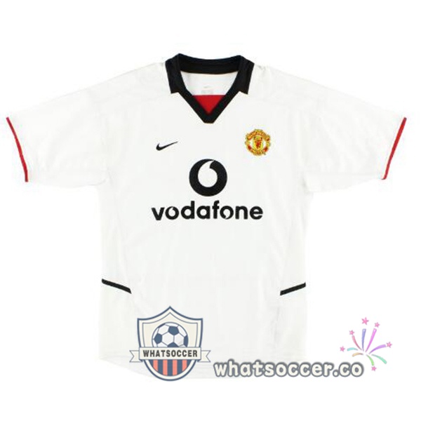 Manchester United Retro Away White 2002-2003
