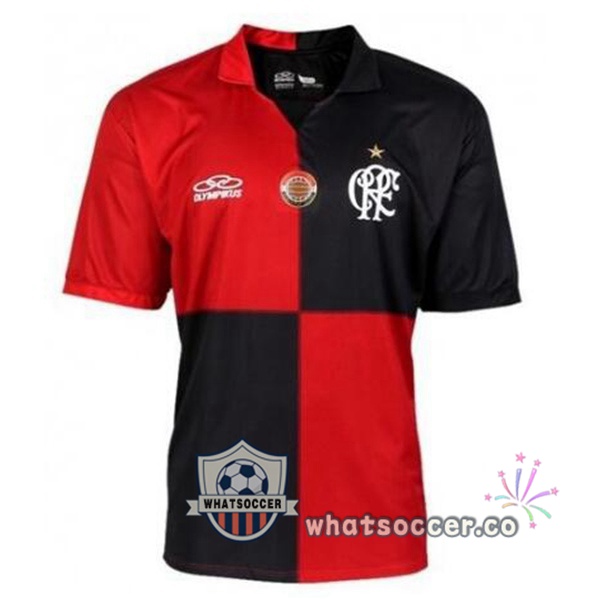 Flamengo 100th Anniversary Edition Retro Home Black Red 2012