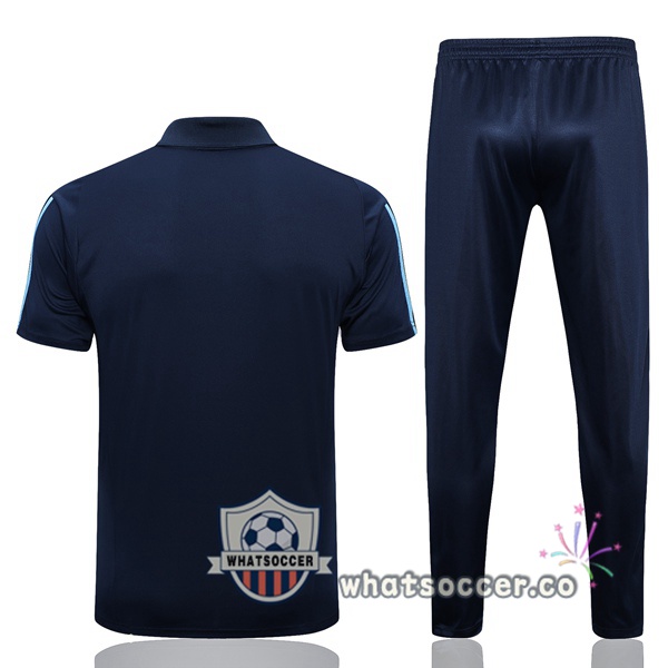 Training Polo Argentina + Pants Blue Royal 2023-2024