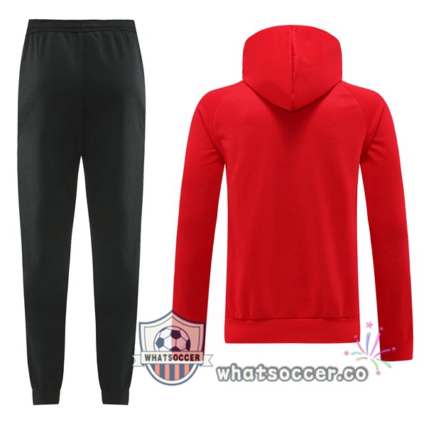 Bayern Munich Red Hooded Jacket 2023-2024