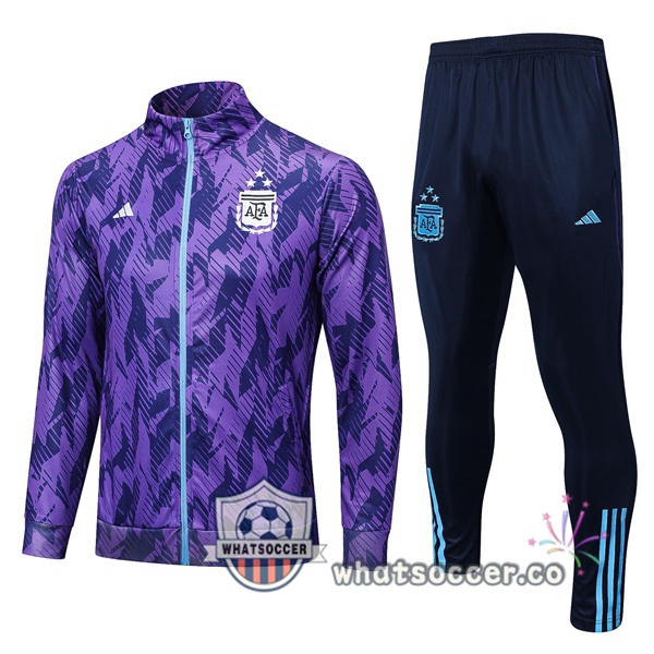 Argentina Purple Training Jacket 2023-2024