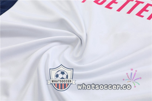 Arsenal High Collar White Tracksuit 2023-2024