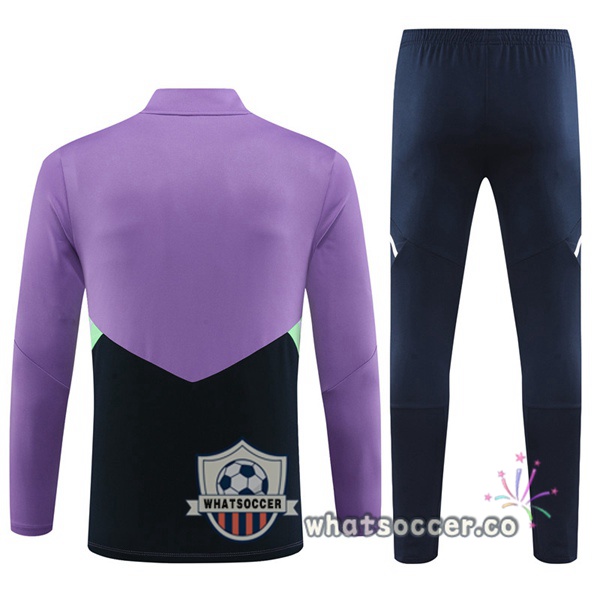 Real Madrid Purple Tracksuit 2023-2024