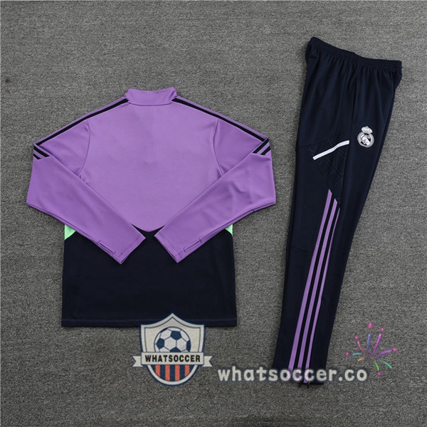 Real Madrid Purple Tracksuit 2023-2024