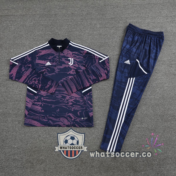 Juventus Purple Black Tracksuit 2023-2024